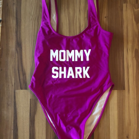 mommy shark swimsuit